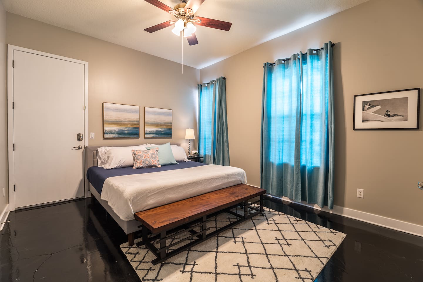 Downstairs king bedroom