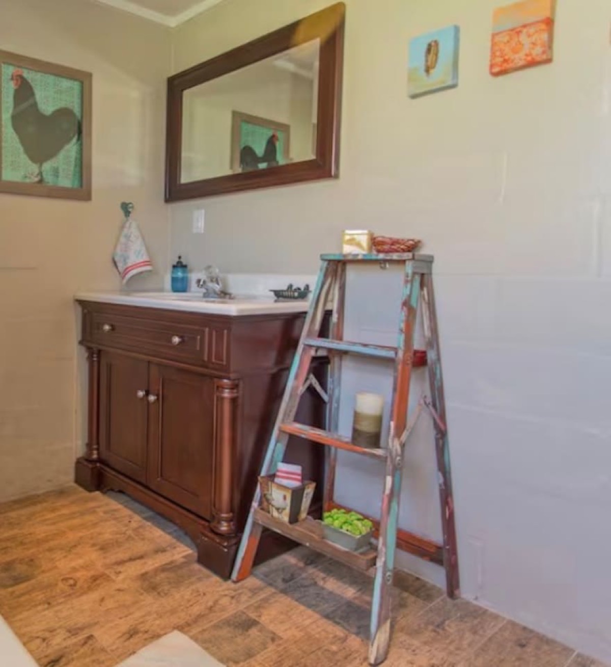 Artist-designed bathroom